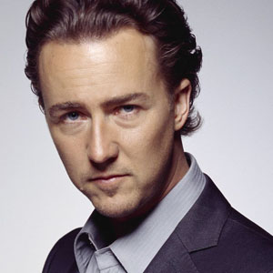 Edward Norton et sa nouvelle coiffure