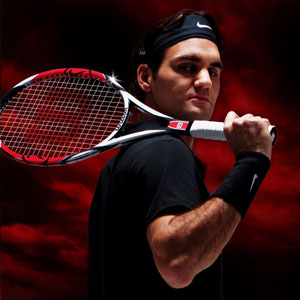 Roger Federer et sa nouvelle coiffure