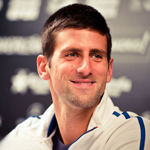 Novak Djokovic et sa nouvelle coiffure