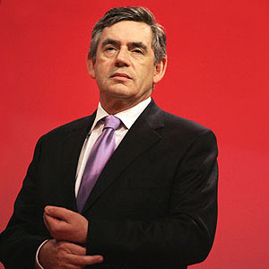 Gordon Brown et sa nouvelle coiffure