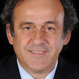 Michel Platini et sa nouvelle coiffure