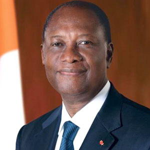 Alassane Ouattara et sa nouvelle coiffure