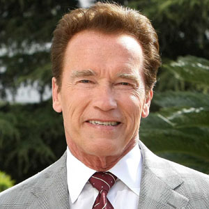 Arnold Schwarzenegger et sa nouvelle coiffure