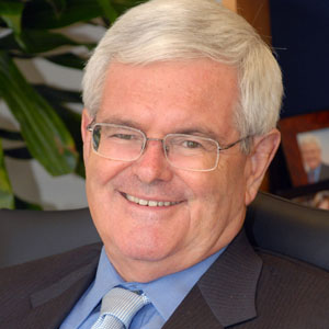 Newt Gingrich et sa nouvelle coiffure