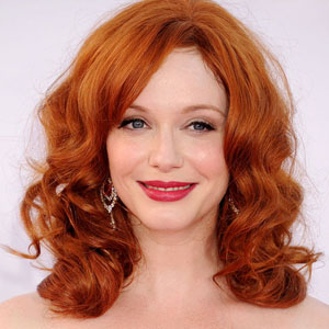 Christina Hendricks et sa nouvelle coiffure