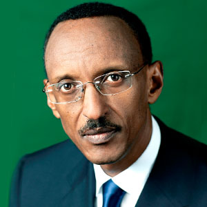 Paul Kagame et sa nouvelle coiffure
