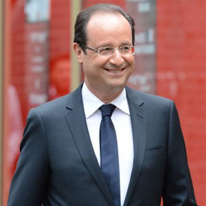 François Hollande et sa nouvelle coiffure