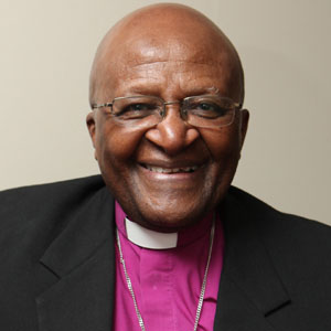Desmond Tutu et sa nouvelle coiffure