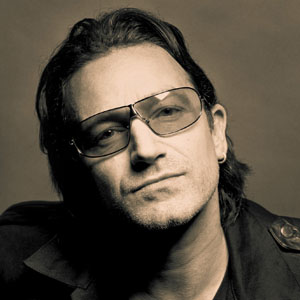 Bono et sa nouvelle coiffure