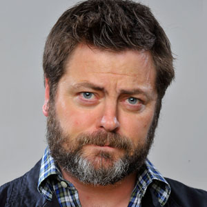 Nick Offerman et sa nouvelle coiffure