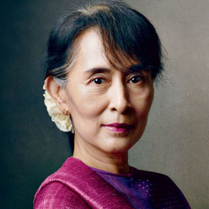 Aung San Suu Kyi et sa nouvelle coiffure