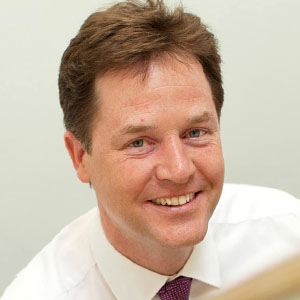 Nick Clegg et sa nouvelle coiffure