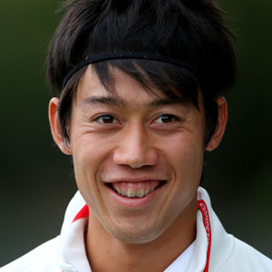 Kei Nishikori et sa nouvelle coiffure