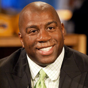 Magic Johnson et sa nouvelle coiffure