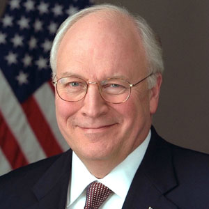 Dick Cheney et sa nouvelle coiffure