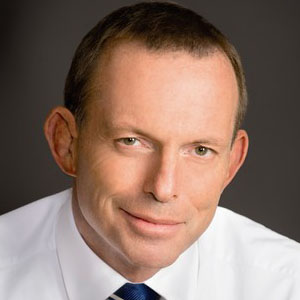 Tony Abbott et sa nouvelle coiffure