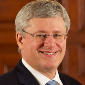 Stephen Harper et sa nouvelle coiffure