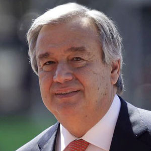António Guterres Haircut