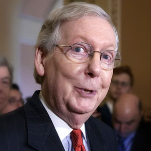 Mitch McConnell et sa nouvelle coiffure