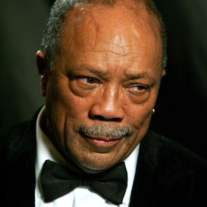 Quincy Jones et sa nouvelle coiffure