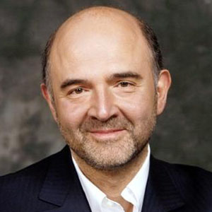 Pierre Moscovici et sa nouvelle coiffure